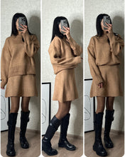 Load image into Gallery viewer, Casual And Versatile Preppy Sweater Set