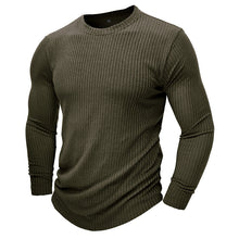 Load image into Gallery viewer, Men's Striped Round Neck Simple T-shirt