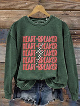 Load image into Gallery viewer, Heartbreaker Valentine's Day Print Casual Sweatshirt