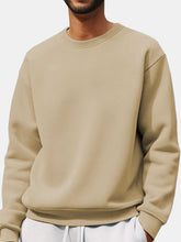 Load image into Gallery viewer, Men's Comfortable Solid Color Crew Neck Sweatshirt