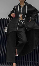 Load image into Gallery viewer, Women's Linen Back Cut-Out Shirt And Trousers Two-Piece Set