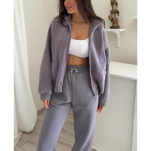 Load image into Gallery viewer, Triple Threaded High-Neck Casual Sportswear 2-piece set