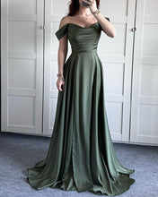 Load image into Gallery viewer, Elegant Open Shoulder Party Dress