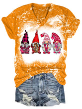 Load image into Gallery viewer, Women's Gnome Print Valentine's T-Shirt
