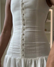 Load image into Gallery viewer, Elegant Sleeveless Button Dress