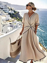 Load image into Gallery viewer, Women'S Loose Striped Print Dress