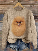 Load image into Gallery viewer, Fluffy Pom Dog Plush Cozy Knit Sweater