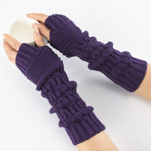 Load image into Gallery viewer, Fingerless Knitted Arm Gloves