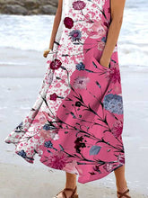Load image into Gallery viewer, Women's Floral Resort Tank Top with Pockets