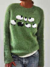 Load image into Gallery viewer, Fuzzy Sheep Fleece Knit Cozy Sweater