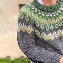 Load image into Gallery viewer, Men'S Vintage Knitted Jacquard Crew Neck Sweater