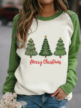 Load image into Gallery viewer, Women&#39;s Christmas Tree Print Casual Sweatshirt