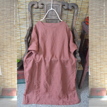 Load image into Gallery viewer, Women&#39;s Fashion Loose Round Neck Dress