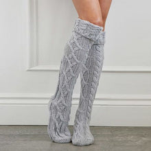 Load image into Gallery viewer, Soft Warm Over Knee Extra Jacquard Knitted Socks