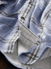 Load image into Gallery viewer, Men's Vintage Western Check Long Sleeve Shirt