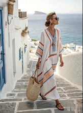 Load image into Gallery viewer, Women'S Loose Striped Print Dress