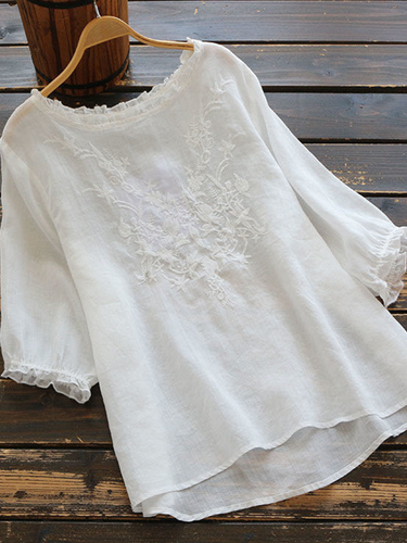 Women's Loose Casual Long Sleeve Shirt
