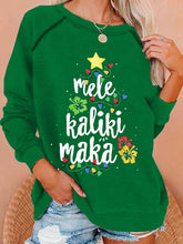 Load image into Gallery viewer, Women'S Christmas Print Casual Sweatshirt