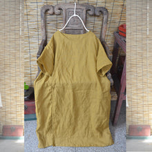 Load image into Gallery viewer, Women&#39;s Fashion Loose Round Neck Dress