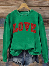 Load image into Gallery viewer, Valentine'S Day Gift Heart Print Casual Sweatshirt