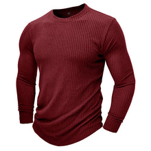 Load image into Gallery viewer, Men's Striped Round Neck Simple T-shirt