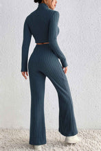 Load image into Gallery viewer, Turtleneck Long Sleeve Bootcut Pants Knitted Set