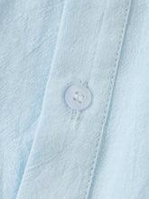 Load image into Gallery viewer, Men's Casual Solid Color Comfortable Cotton And Linen Stand Collar Short-sleeved Shirt