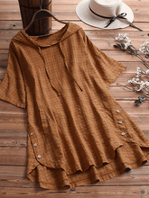 Load image into Gallery viewer, Women&#39;s Loose Casual Cotton Linen Dress