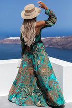 Load image into Gallery viewer, Travel Life Baroque Off Shoulder Maxi Dress