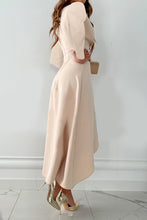 Load image into Gallery viewer, Charming Grace Ruffle Long Sleeve Midi Dress