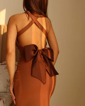 Load image into Gallery viewer, Sexy Backless Bow Dress