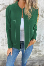 Load image into Gallery viewer, Casual Round Neck Zipper Thin Jacket (Buy 2 Free Shipping)