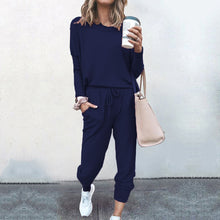 Load image into Gallery viewer, Comfy T-shirt&amp;Pants Two Pieces Set