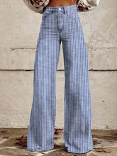 Load image into Gallery viewer, Women&#39;s Retro Classic Striped Wide Leg Pants