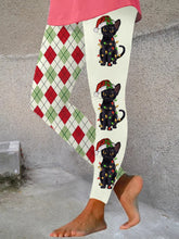 Load image into Gallery viewer, Women's Christmas Print Skinny Leggings