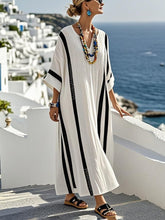 Load image into Gallery viewer, Women'S Contrast Striped Dress