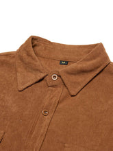 Load image into Gallery viewer, Men's Casual Corduroy Double Pocket Solid Color Long Sleeve Shirt