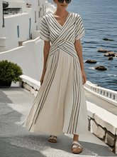 Load image into Gallery viewer, Women'S Loose Striped Print Dress
