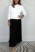 Load image into Gallery viewer, Women's solid color Long Sleeve Jumper &amp; Pleated Bottom Dress Fashion Trends