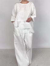 Load image into Gallery viewer, Women Plain Satin Three-pieces Set