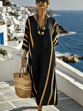 Load image into Gallery viewer, Women'S Contrast Striped Dress