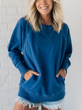 Load image into Gallery viewer, 2024 NEW Women's Ribbed Accent Pocketed Pullover (Buy 2 Free Shipping)