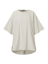 Load image into Gallery viewer, Women's Casual Pure Color Half Sleeve Cotton And Linen Shirt