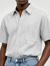 Load image into Gallery viewer, Men's Fashion Casual Retro Pure Cotton Lapel T-shirt