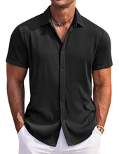 Load image into Gallery viewer, Men's Solid Color Comfortable Pit Short Sleeve Shirt