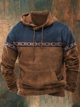 Load image into Gallery viewer, Men&#39;s Retro Ethnic Casual Long Sleeve Hoodie