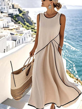 Load image into Gallery viewer, Women'S Loose Striped Print Dress