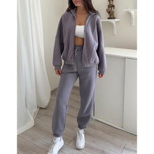 Load image into Gallery viewer, Triple Threaded High-Neck Casual Sportswear 2-piece set