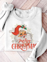 Load image into Gallery viewer, Christmas Santa Merry Christmas Casual Print Sweatshirt