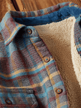 Load image into Gallery viewer, Men's Vintage Western Plaid Plush Lapel Jacket